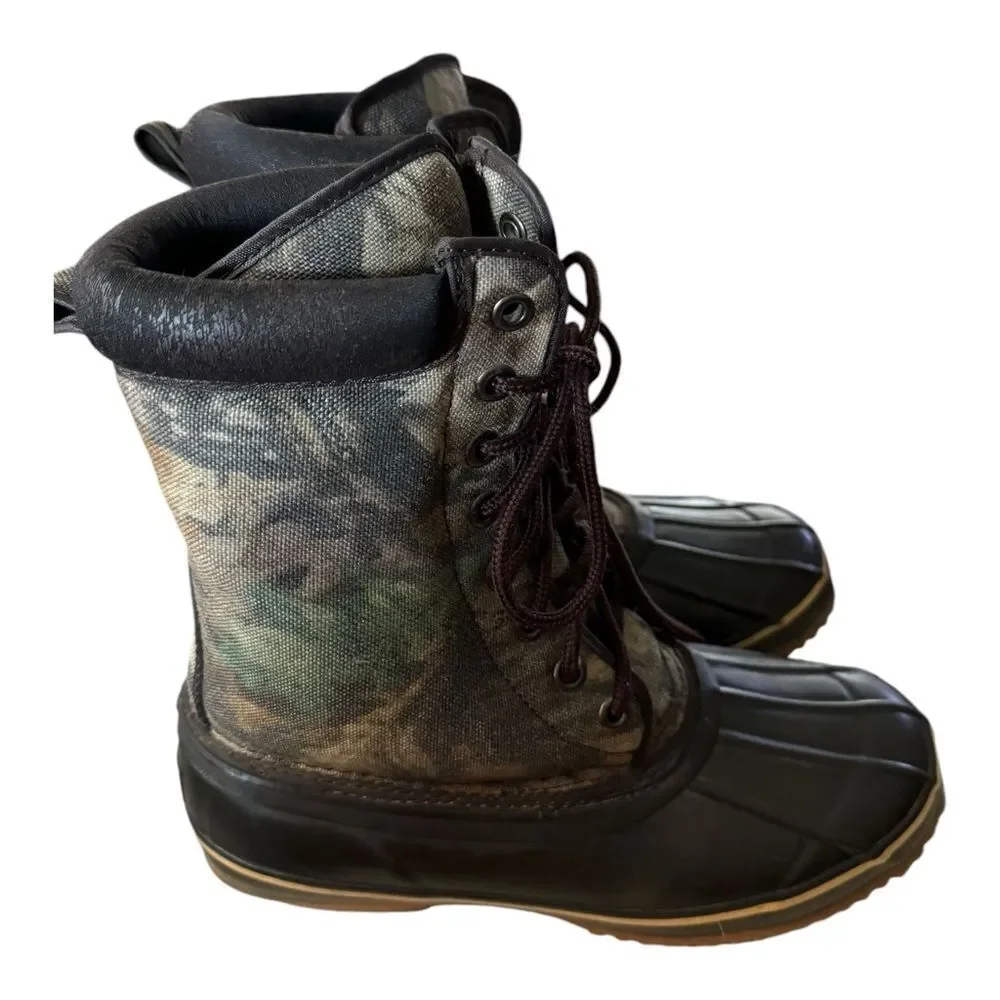 Timber Wolf Men's Camo Waterproof Lace Thermo Lite Hiking Hunting Winter Boots 7